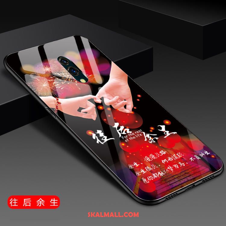 Oneplus 7 Skal Personlighet Kreativa Glas Blå Mobil Telefon Billigt