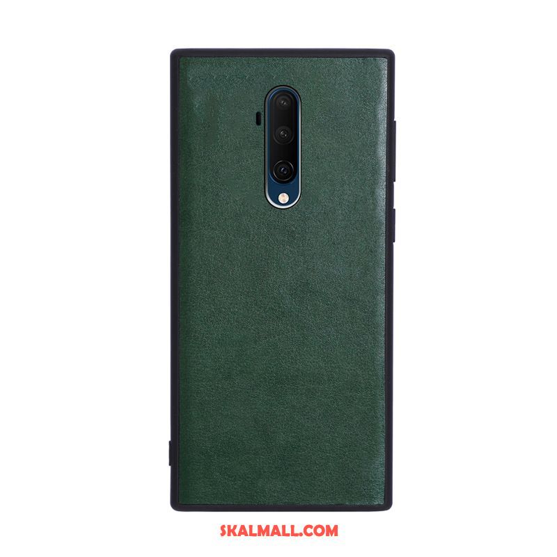 Oneplus 7t Pro Skal Retro Läder Mobil Telefon Slim Enkel Fodral Rea