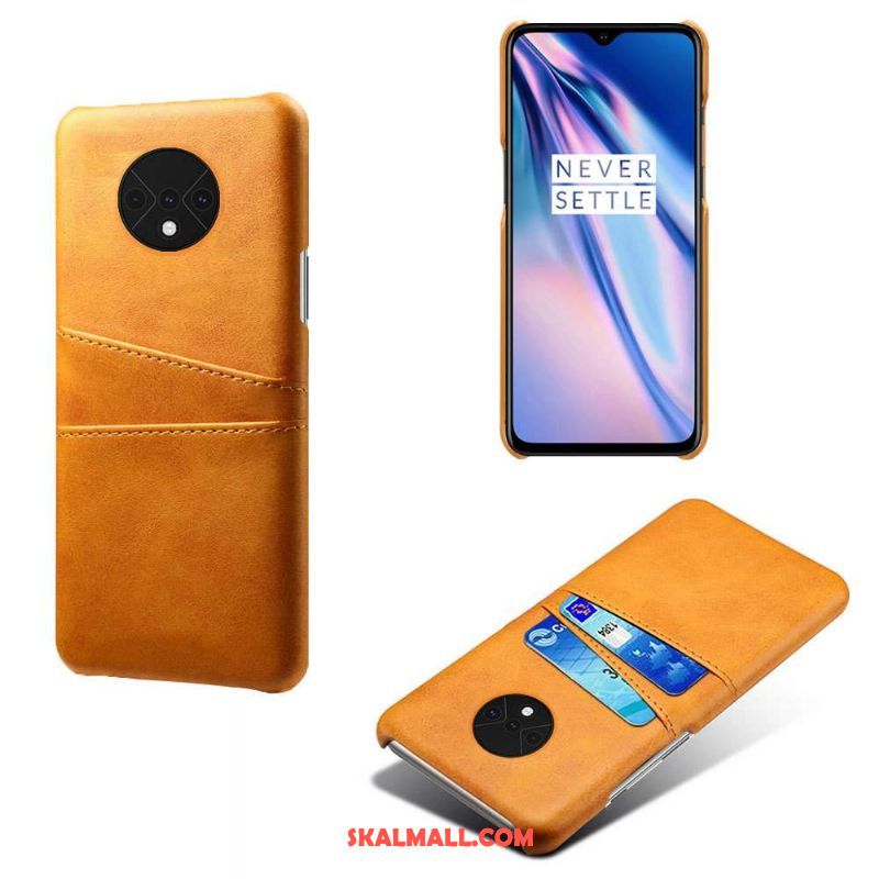 Oneplus 7t Skal Röd Fallskydd Kort Mobil Telefon Ny Fodral Butik