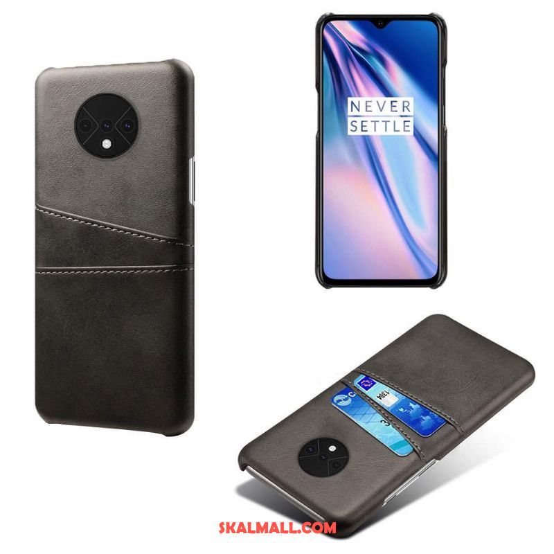 Oneplus 7t Skal Röd Fallskydd Kort Mobil Telefon Ny Fodral Butik