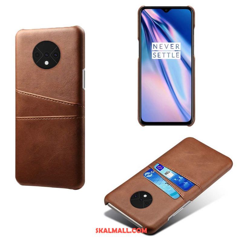 Oneplus 7t Skal Röd Fallskydd Kort Mobil Telefon Ny Fodral Butik