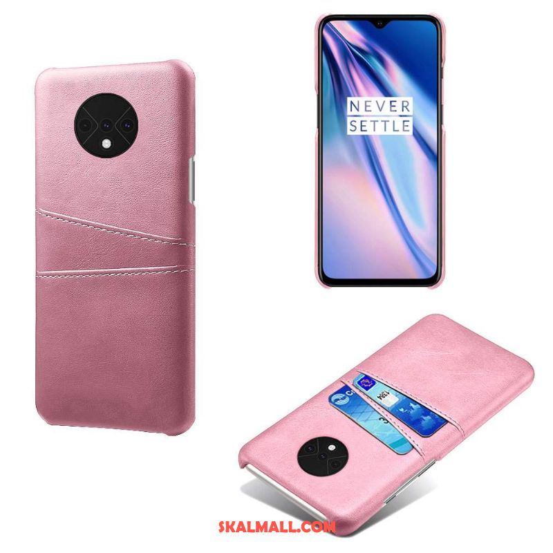 Oneplus 7t Skal Röd Fallskydd Kort Mobil Telefon Ny Fodral Butik