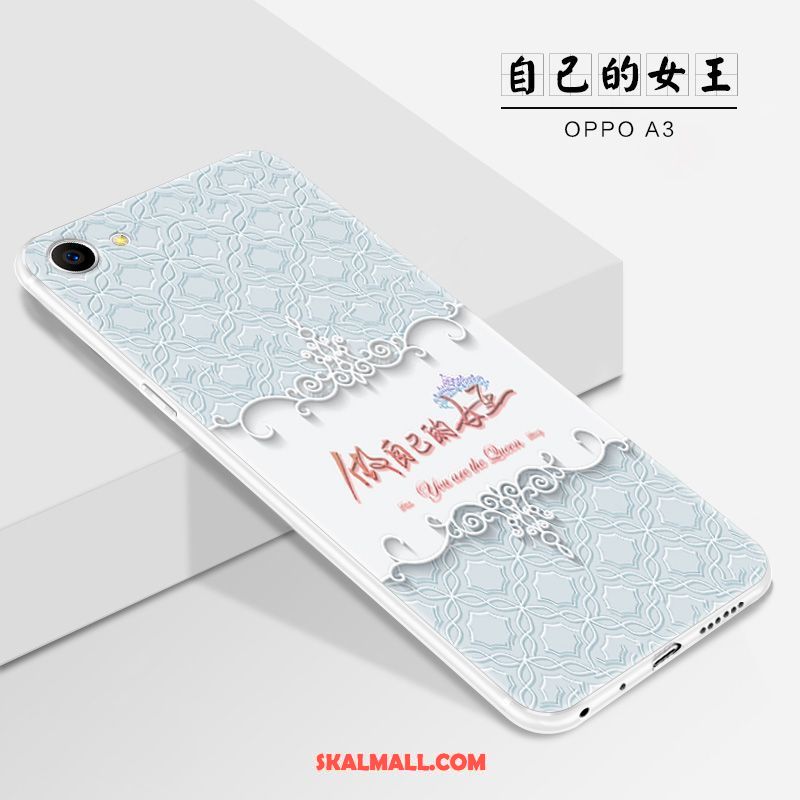 Oppo A3 Skal Personlighet Net Red Tecknat Ny Nubuck Rea