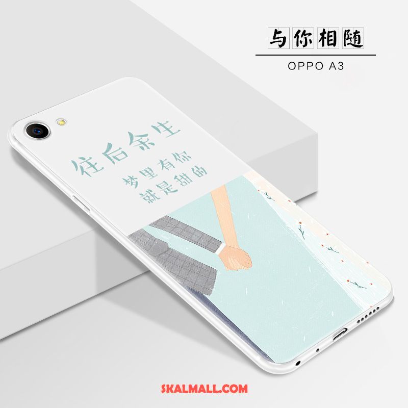 Oppo A3 Skal Personlighet Net Red Tecknat Ny Nubuck Rea