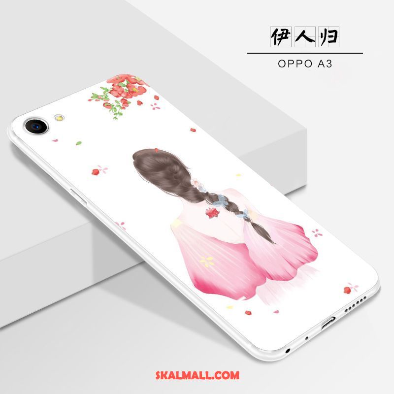 Oppo A3 Skal Personlighet Net Red Tecknat Ny Nubuck Rea