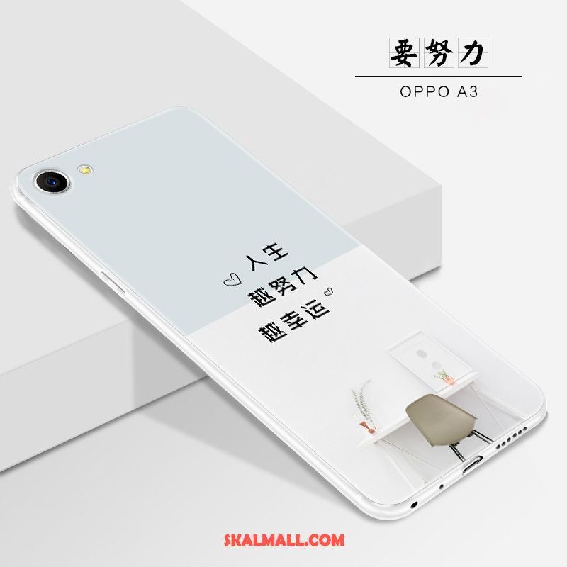 Oppo A3 Skal Personlighet Net Red Tecknat Ny Nubuck Rea