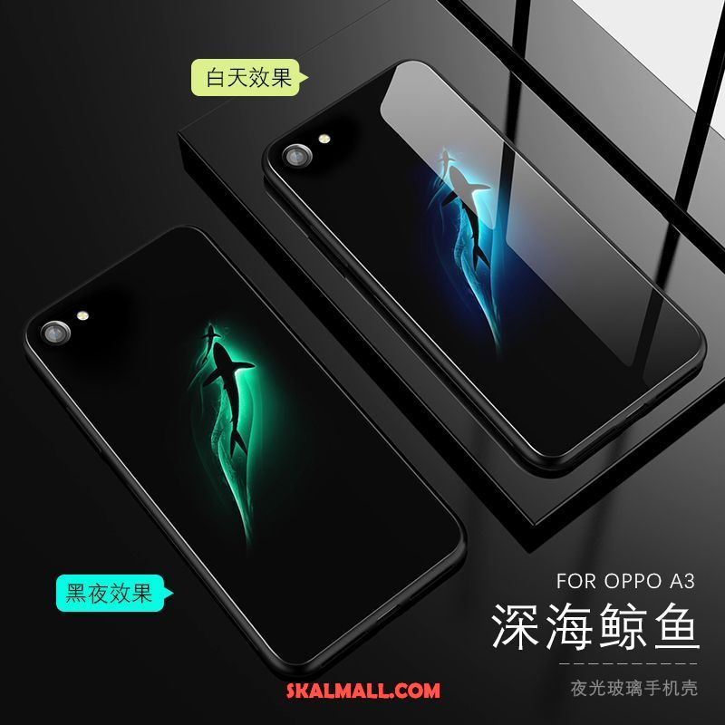 Oppo A3 Skal Silikon Ny Grön Personlighet Par Fodral Billig