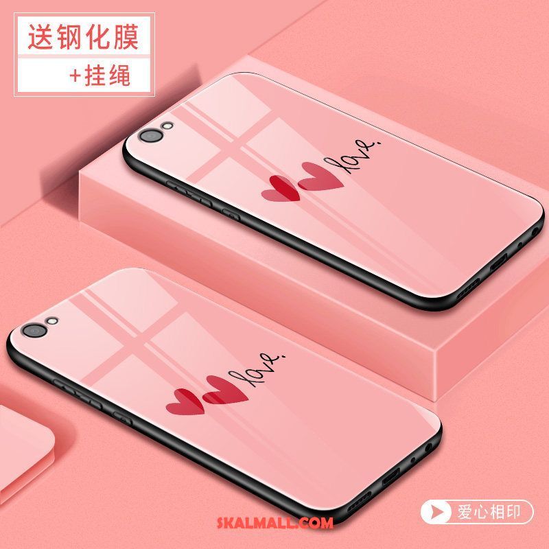 Oppo A3 Skal Silikon Rosa Kreativa Fallskydd Personlighet Rea