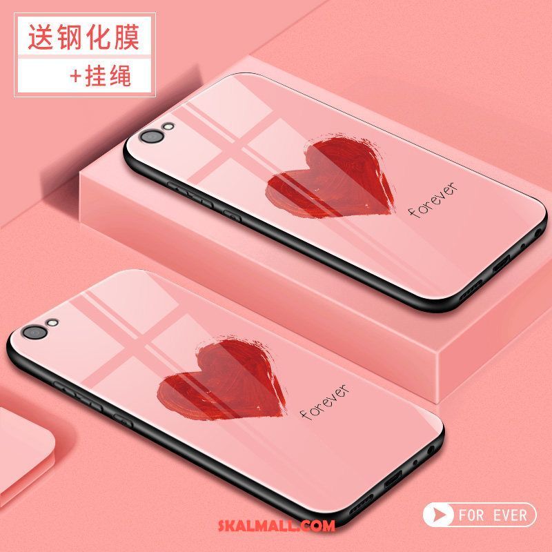 Oppo A3 Skal Silikon Rosa Kreativa Fallskydd Personlighet Rea