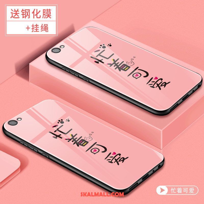 Oppo A3 Skal Silikon Rosa Kreativa Fallskydd Personlighet Rea