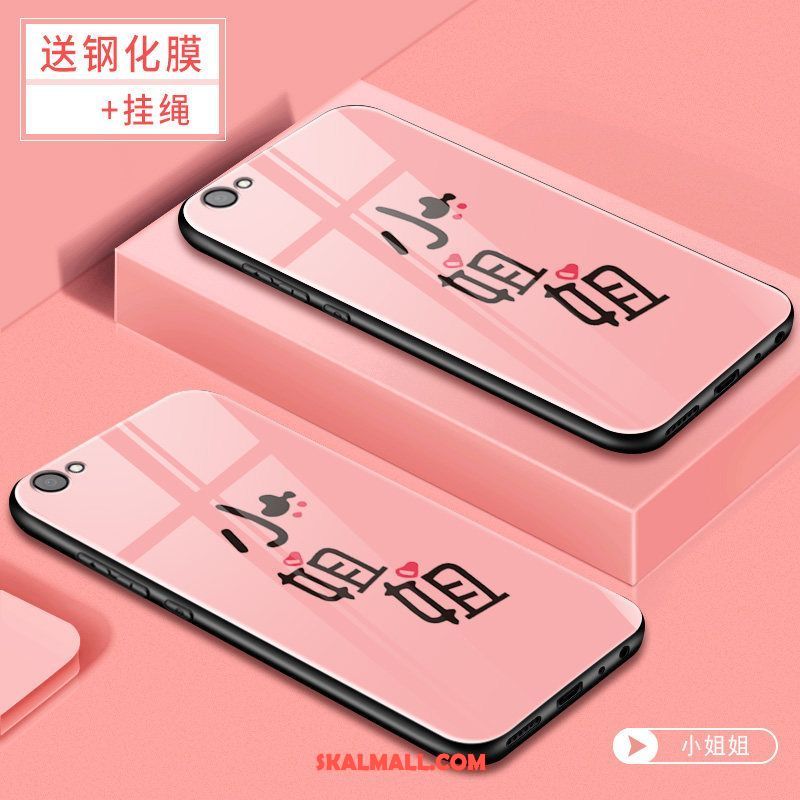 Oppo A3 Skal Silikon Rosa Kreativa Fallskydd Personlighet Rea