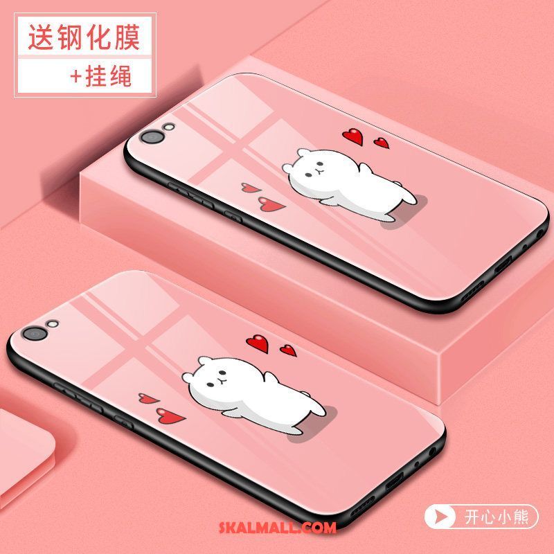 Oppo A3 Skal Silikon Rosa Kreativa Fallskydd Personlighet Rea