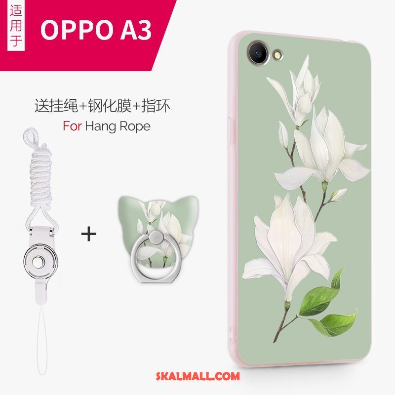 Oppo A3 Skal Skydd Kreativa Purpur All Inclusive Nubuck Fodral Köpa