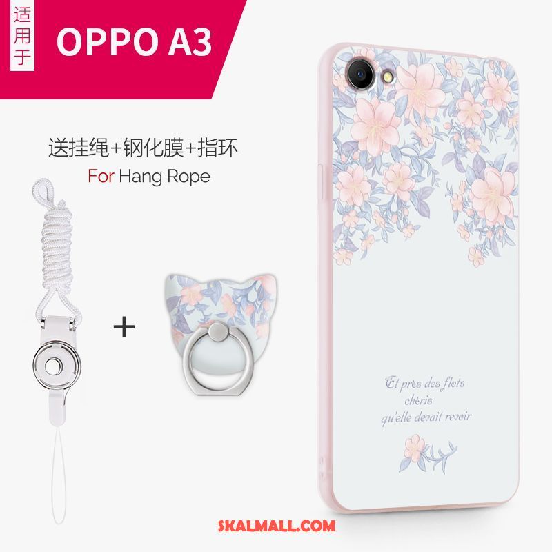 Oppo A3 Skal Skydd Kreativa Purpur All Inclusive Nubuck Fodral Köpa