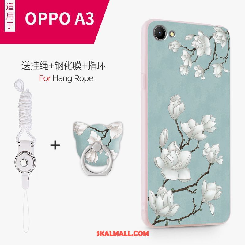 Oppo A3 Skal Skydd Kreativa Purpur All Inclusive Nubuck Fodral Köpa