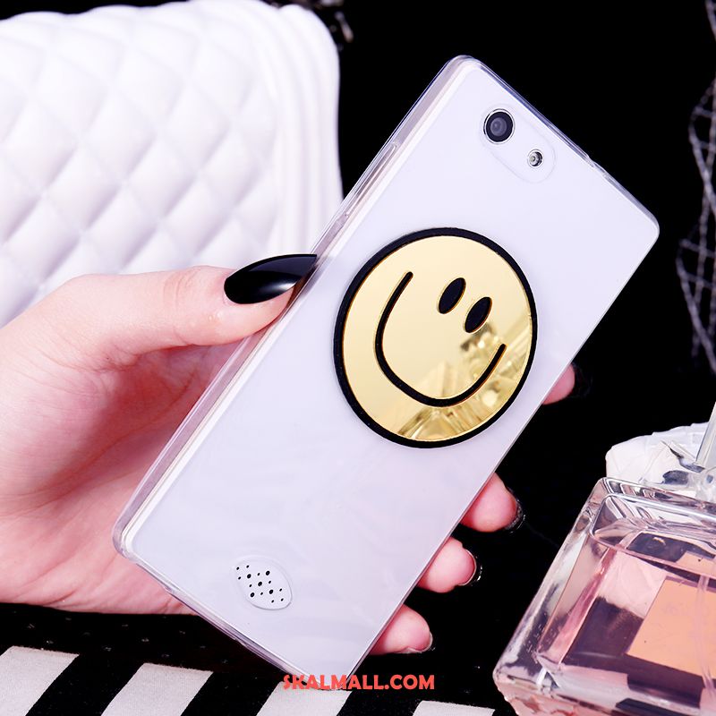 Oppo A31 Skal Rosa Hängsmycken Mjuk Smiley Skydd Rea