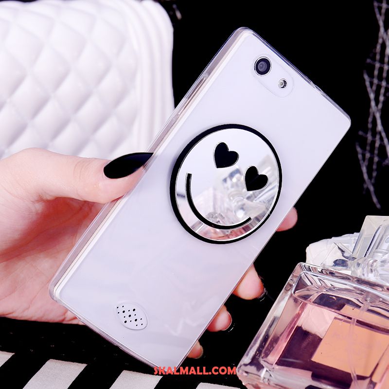 Oppo A31 Skal Rosa Hängsmycken Mjuk Smiley Skydd Rea