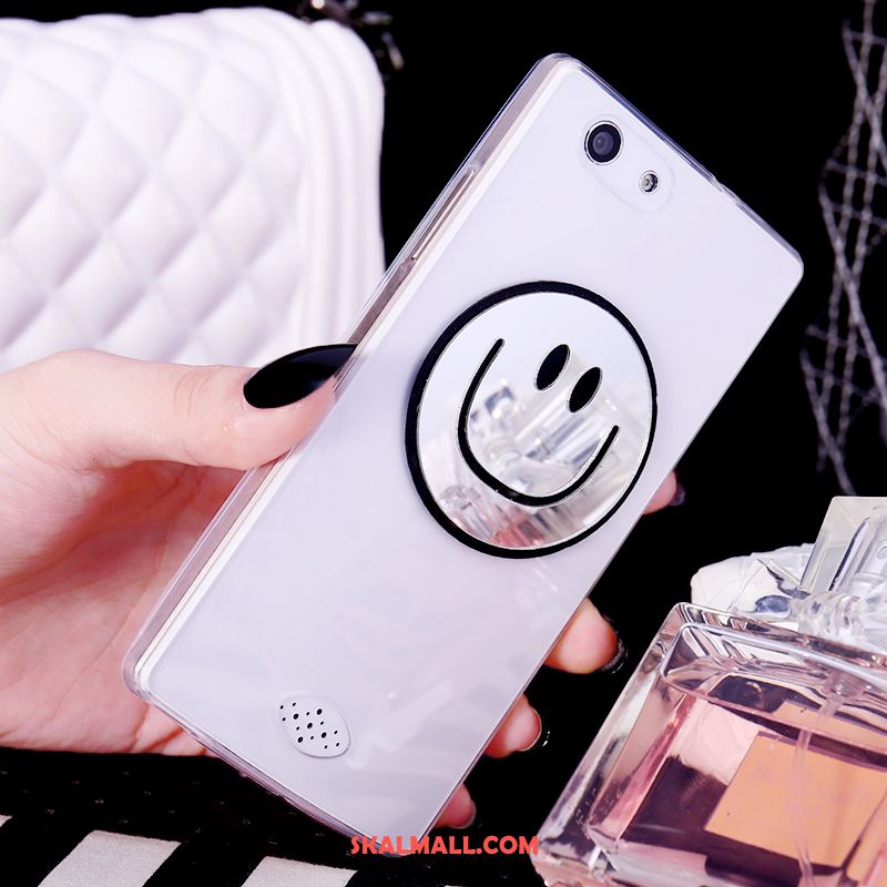 Oppo A31 Skal Rosa Hängsmycken Mjuk Smiley Skydd Rea