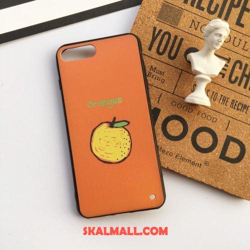 Oppo A3s Skal Frukt Silikon Gul Nubuck Orange Rea