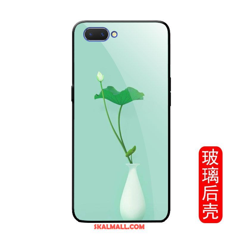 Oppo A3s Skal Handgjord Enkel Blommor Fallskydd Blommig Köpa