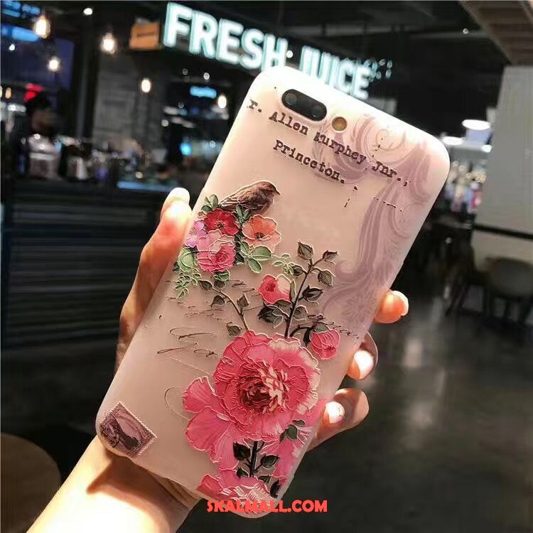 Oppo A3s Skal Mjuk Trend All Inclusive Rosa Blommor Rabatt