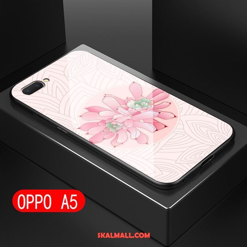 Oppo A5 Skal Konst Blommor All Inclusive Glas Mobil Telefon Till Salu