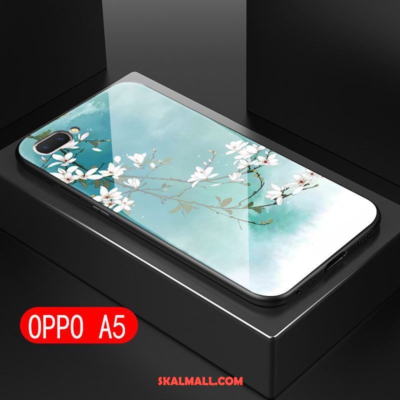 Oppo A5 Skal Konst Blommor All Inclusive Glas Mobil Telefon Till Salu