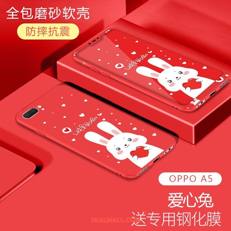 Oppo A5 Skal Tecknat Silikon Kreativa Net Red Lätt Och Tunt Online