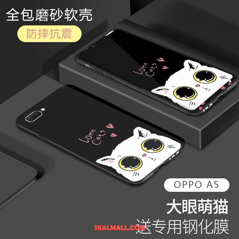 Oppo A5 Skal Tecknat Silikon Kreativa Net Red Lätt Och Tunt Online