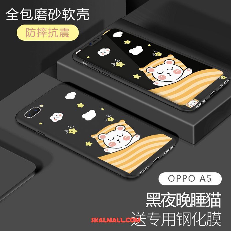 Oppo A5 Skal Tecknat Silikon Kreativa Net Red Lätt Och Tunt Online