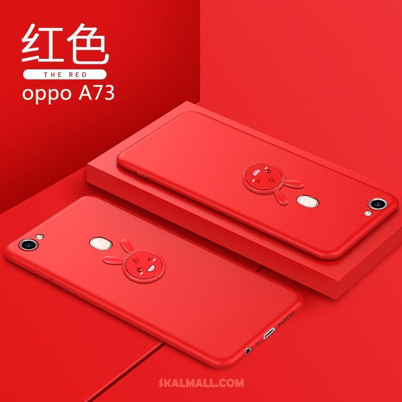 Oppo A73 Skal Fallskydd Mobil Telefon Nubuck Ring Mjuk Köpa