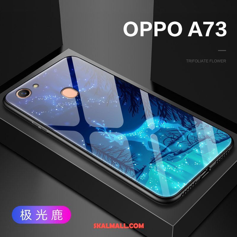 Oppo A73 Skal Kreativa Glas Hård All Inclusive Personlighet Fodral Billigt