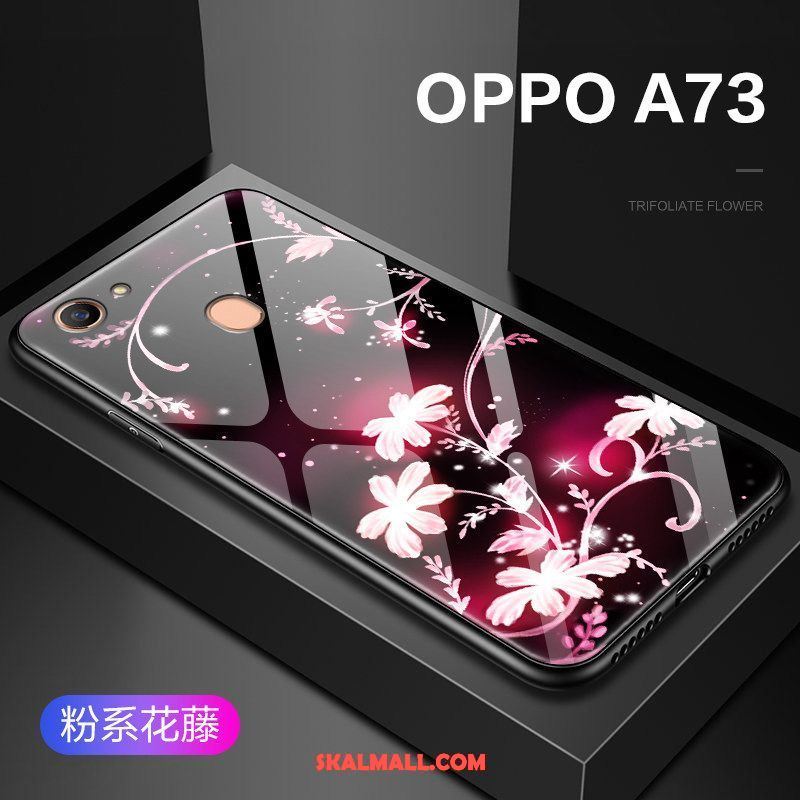 Oppo A73 Skal Kreativa Glas Hård All Inclusive Personlighet Fodral Billigt