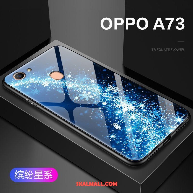 Oppo A73 Skal Kreativa Glas Hård All Inclusive Personlighet Fodral Billigt