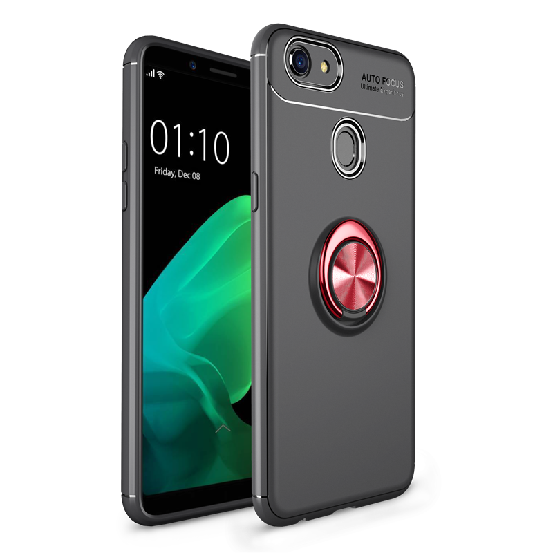 Oppo A73 Skal Magnetic Nubuck Mobil Telefon Skydd Ring Till Salu