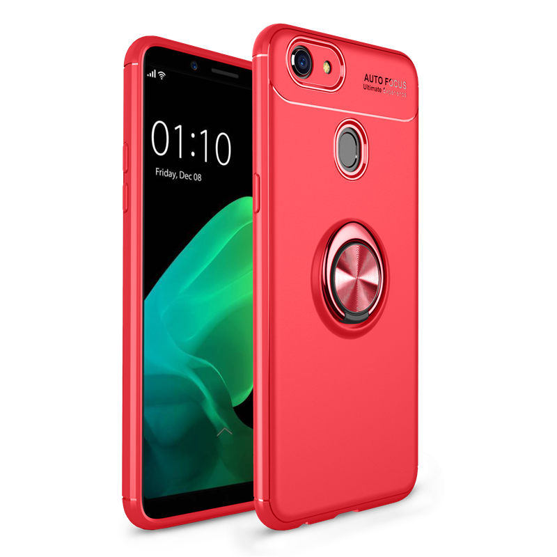 Oppo A73 Skal Magnetic Nubuck Mobil Telefon Skydd Ring Till Salu