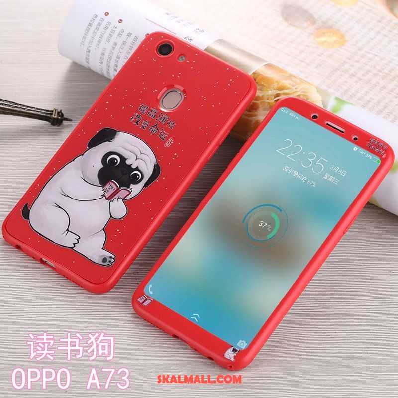 Oppo A73 Skal Mobil Telefon All Inclusive Fallskydd Rosa Silikon Köpa