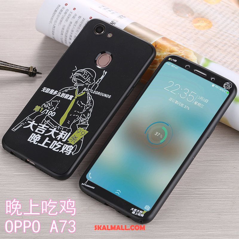 Oppo A73 Skal Mobil Telefon All Inclusive Fallskydd Rosa Silikon Köpa