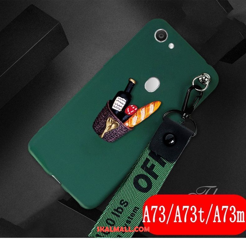 Oppo A73 Skal Mobil Telefon Grön Vacker Trend Personlighet Billigt