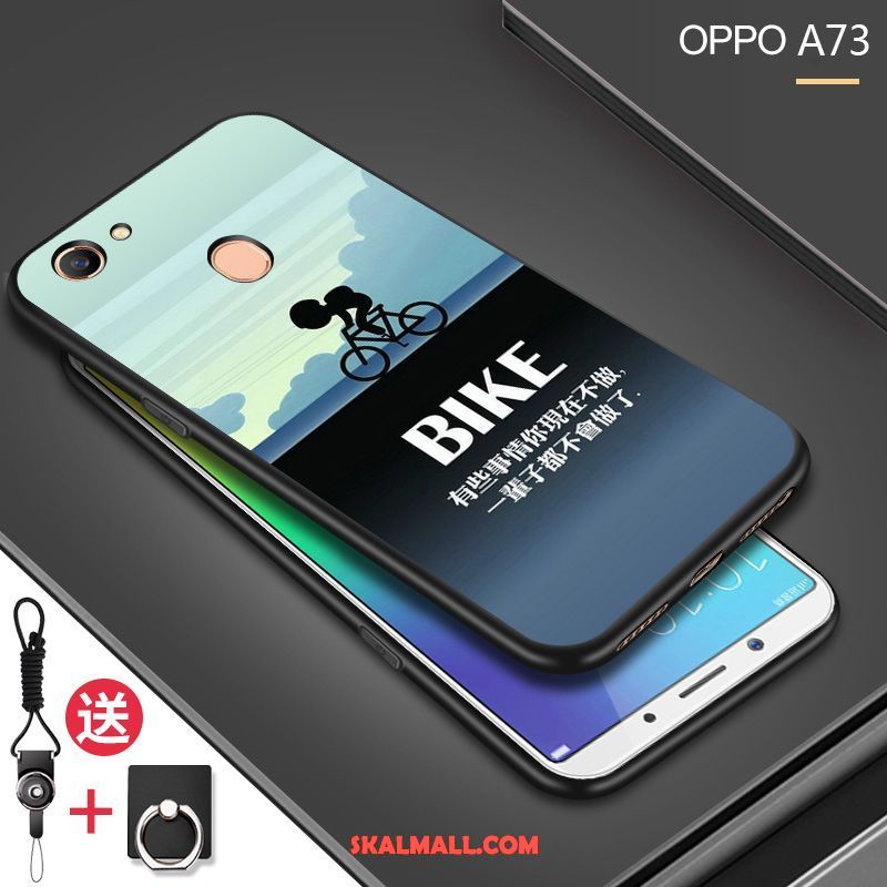 Oppo A73 Skal Par Vacker Mjuk Röd Silikon Köpa