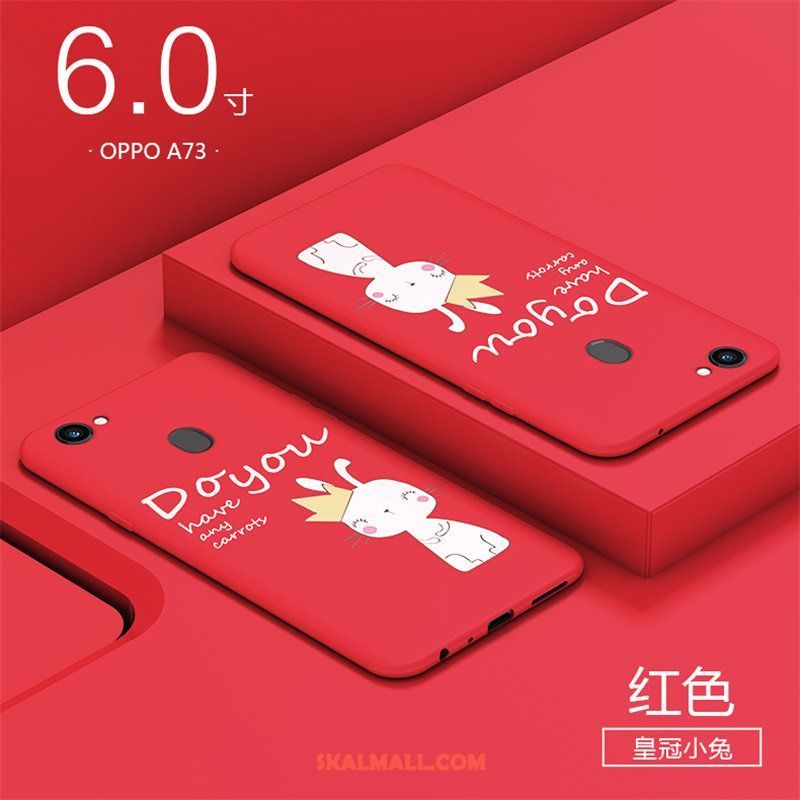 Oppo A73 Skal Skydd Mobil Telefon All Inclusive Mjuk Röd Online