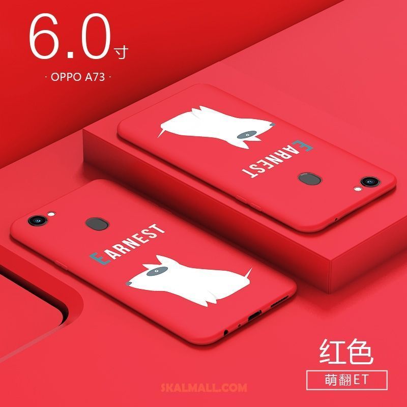 Oppo A73 Skal Skydd Mobil Telefon All Inclusive Mjuk Röd Online