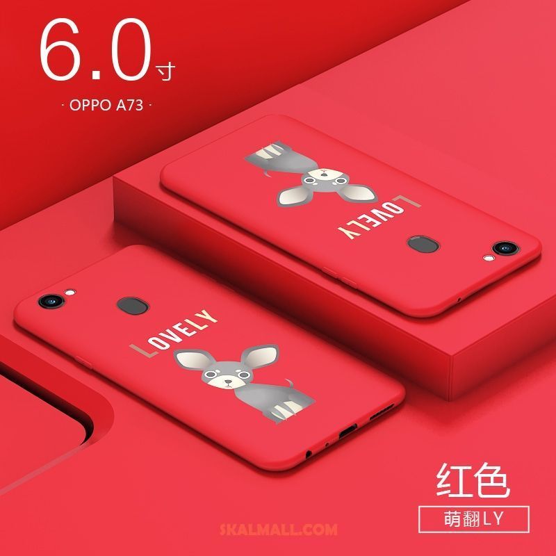 Oppo A73 Skal Skydd Mobil Telefon All Inclusive Mjuk Röd Online