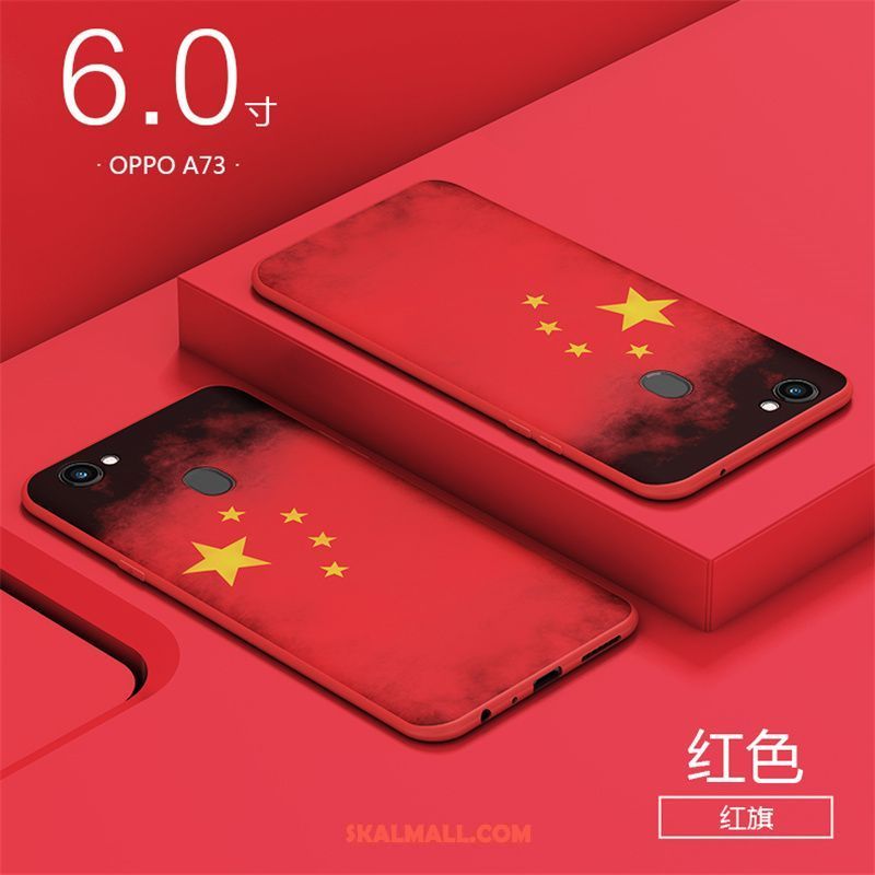 Oppo A73 Skal Skydd Mobil Telefon All Inclusive Mjuk Röd Online