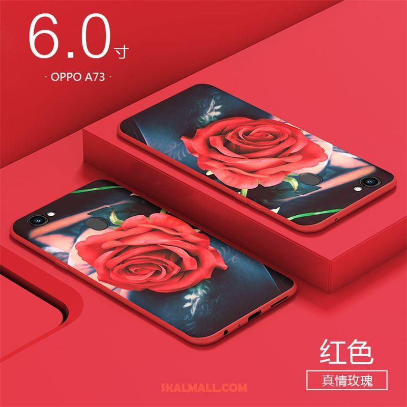 Oppo A73 Skal Skydd Mobil Telefon All Inclusive Mjuk Röd Online