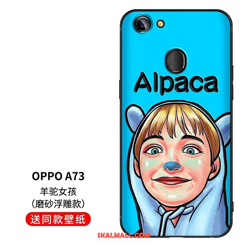 Oppo A73 Skal Skydd Mobil Telefon Trend Varumärke Nubuck Europa Köpa