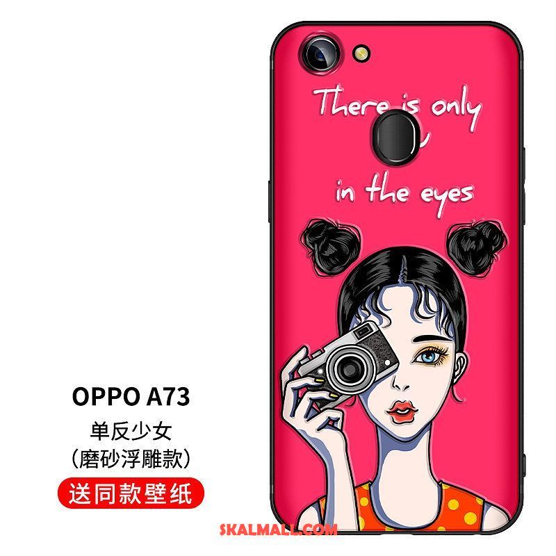 Oppo A73 Skal Skydd Mobil Telefon Trend Varumärke Nubuck Europa Köpa