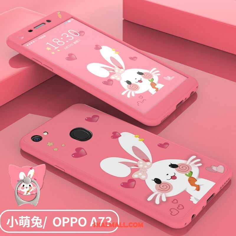 Oppo A73 Skal Svart All Inclusive Silikon Fallskydd Mjuk Till Salu