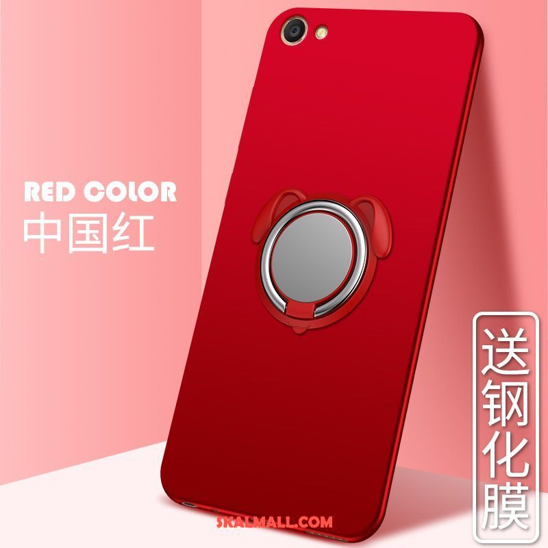 Oppo A83 Skal All Inclusive Nubuck Bil Skydd Net Red Till Salu