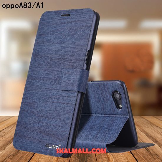 Oppo A83 Skal All Inclusive Nubuck Hård Mobil Telefon Skydd Billiga